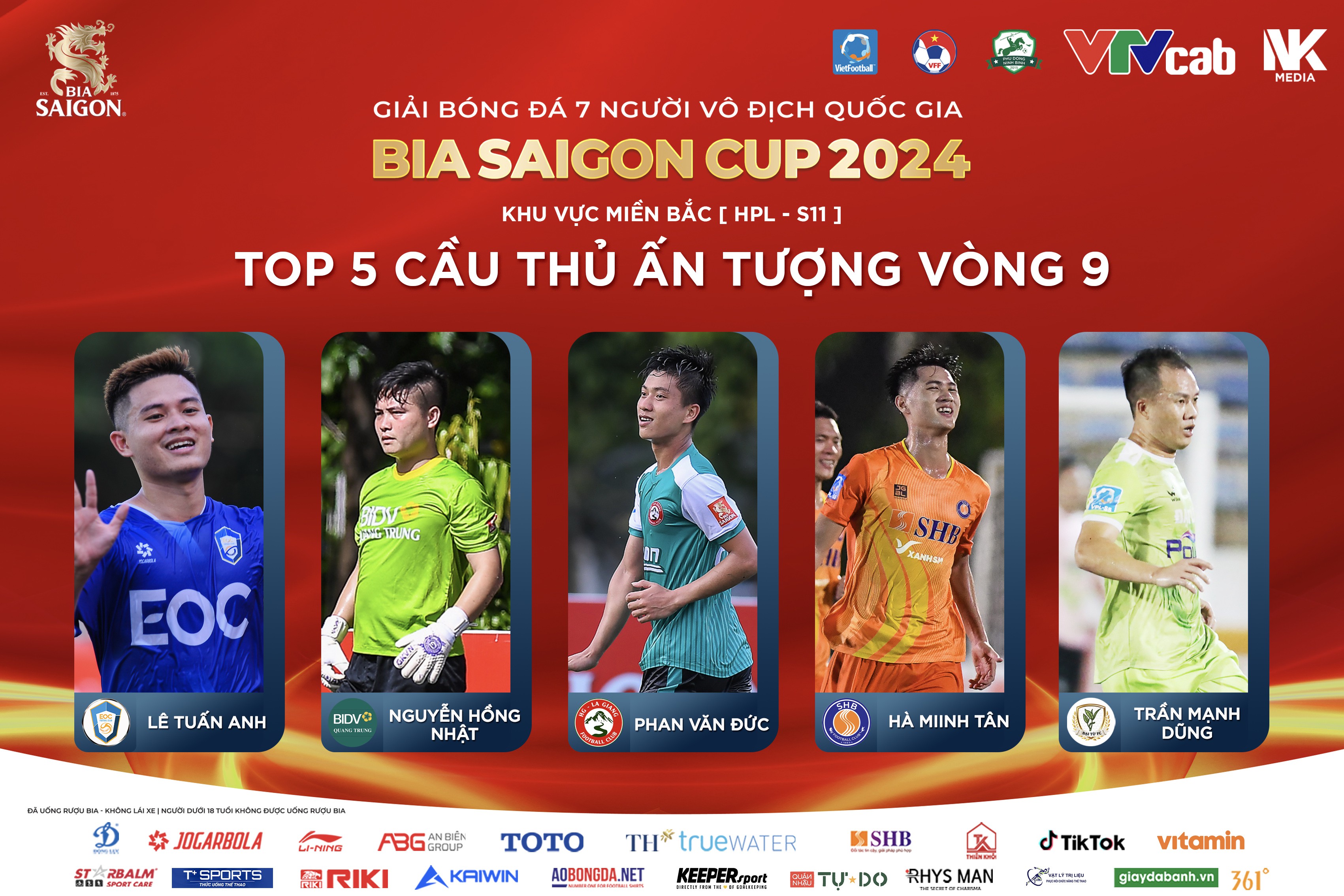 Bình chọn cầu thủ ấn tượng vòng 9 HPL-S11
